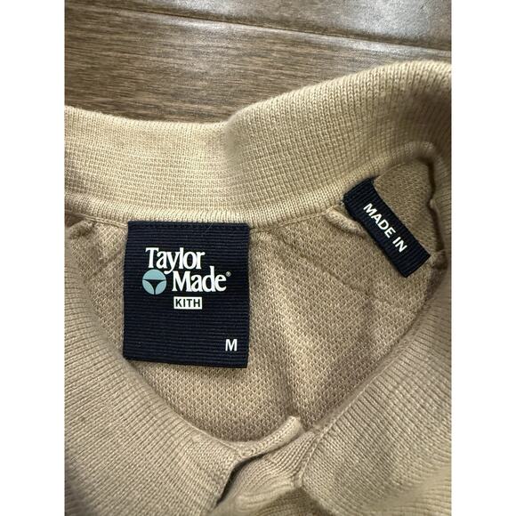 Kith Taylormade Mens Brown Club House Button Down Short Sleeve Shirt Size M - Picture 6 of 10